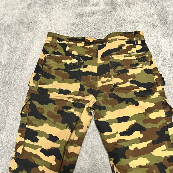 Duluth Trading Flex Fire Hose Cargo Pants 36 x30 Camo Relaxed Fit - Picture 3 of 11